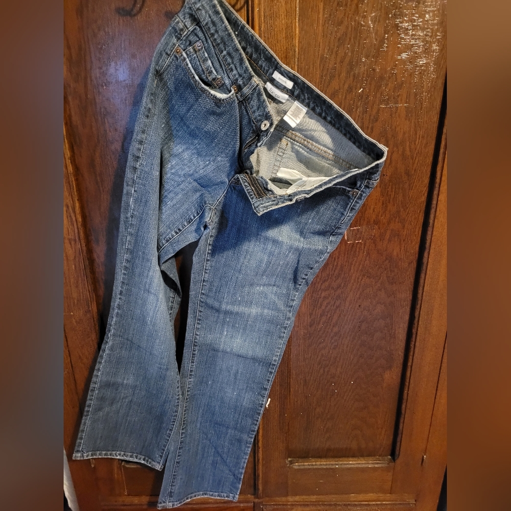 Liz & Co straight leg jeans